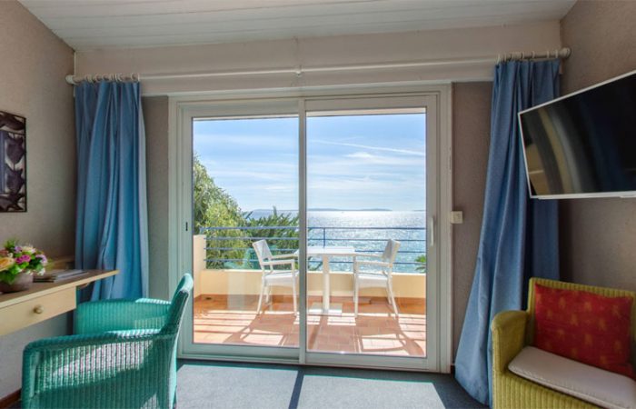 Chambre Vue Sur Mer hotel lavandou